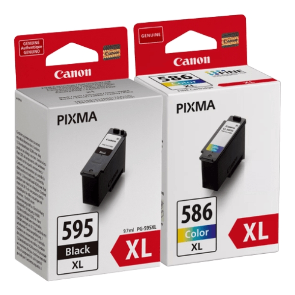 2 cartouches d'encre originales Canon PG-595XL/CL-586XL - 7170C004