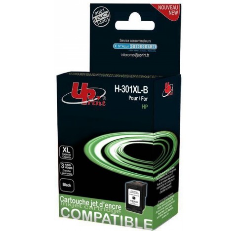 Cartouche HP 301XL Noir compatible