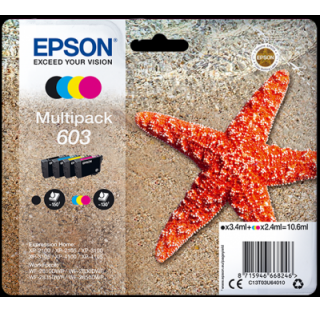 EPSON Multipack 4 couleurs 603 Etoile de mer C13T03U64010